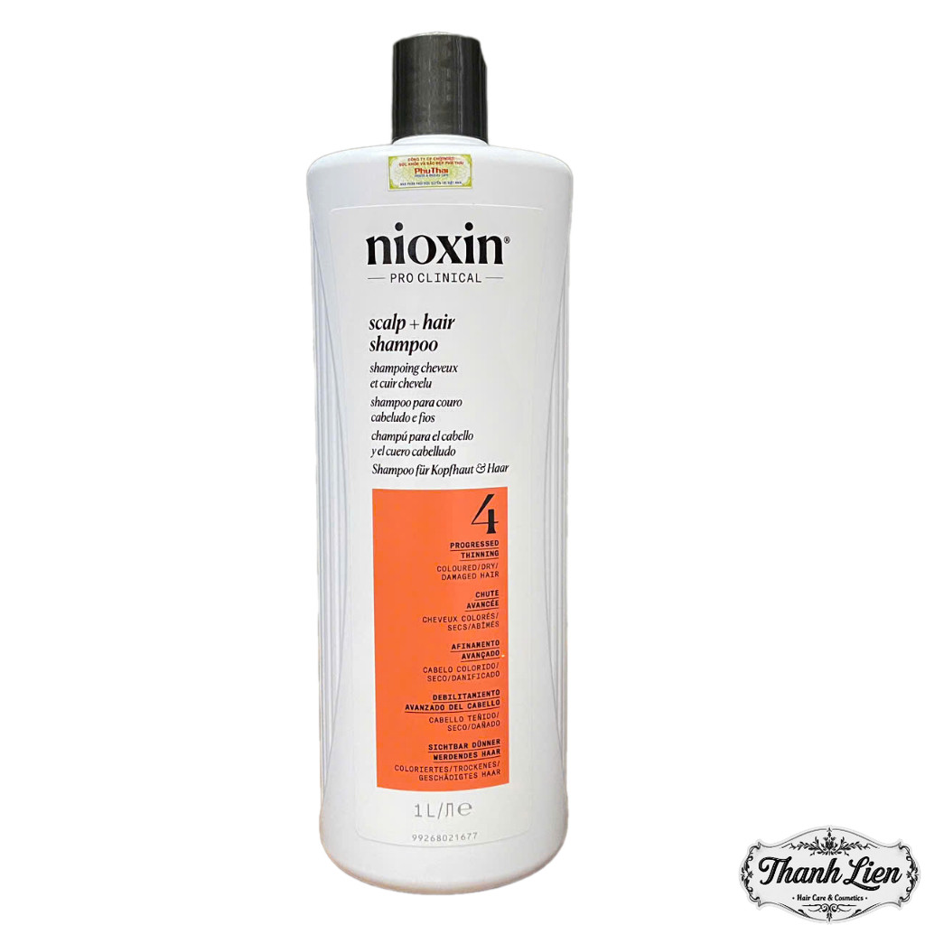 Dầu gội chống rụng tóc Nioxin System 4 Shampoo 1000ml [ LT ]