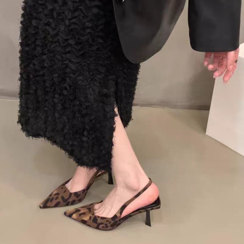 5 centimeter women's high heels luxurious women's high heels Niche Da Báo In Giày Cao Gót Stiletto M