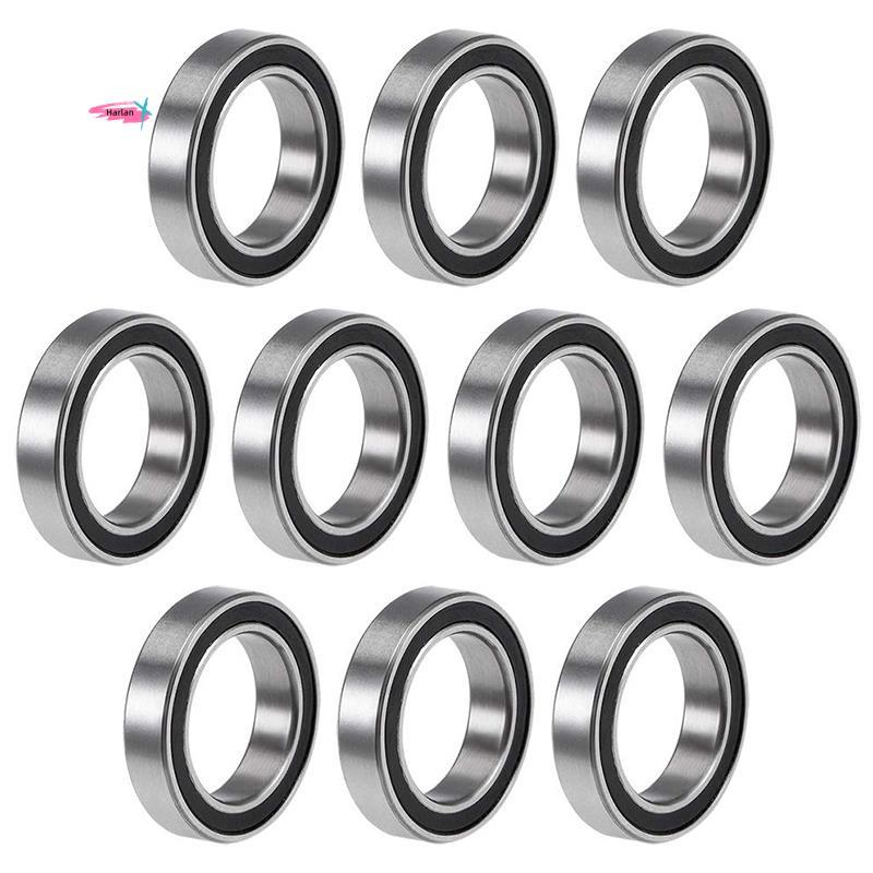 10 CÁI 6701- 12X18X4 mm Vòng bi rãnh sâu kín cao su thu nhỏ