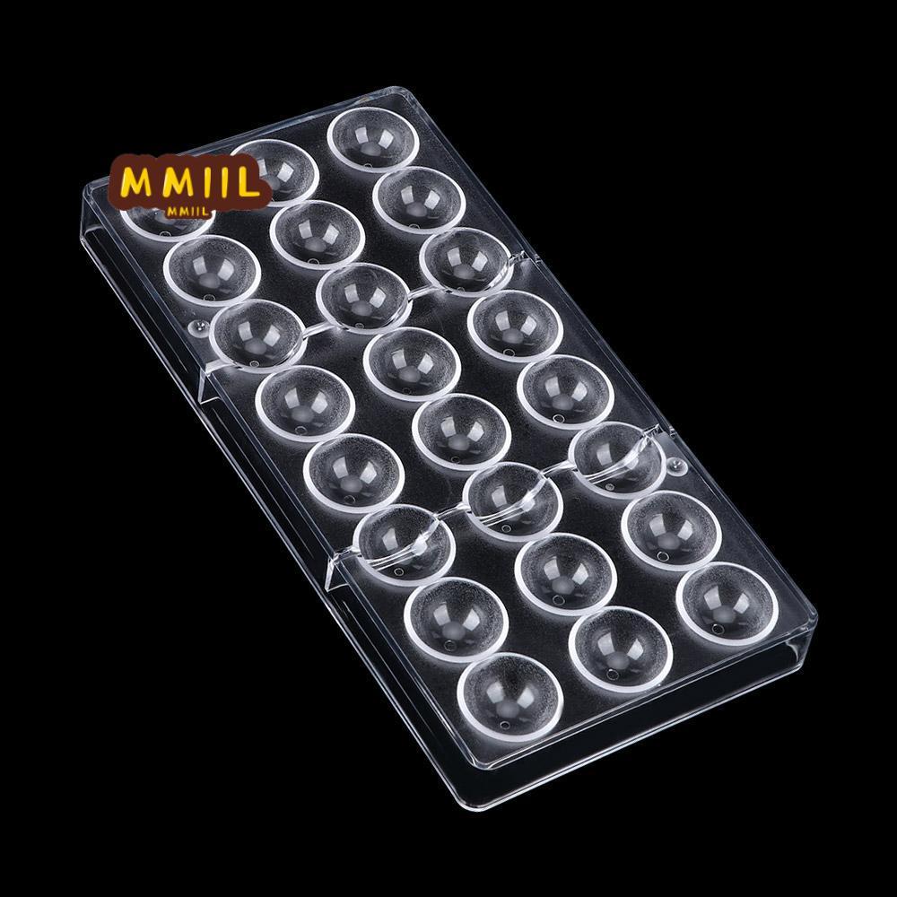 Dụng cụ làm bánh HIFUN Clear 24 Half Ball Polycarbonate DIY Candy Maker