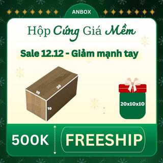  thùng carton 20x10x10 bộ 50 trơn cứng cáp 