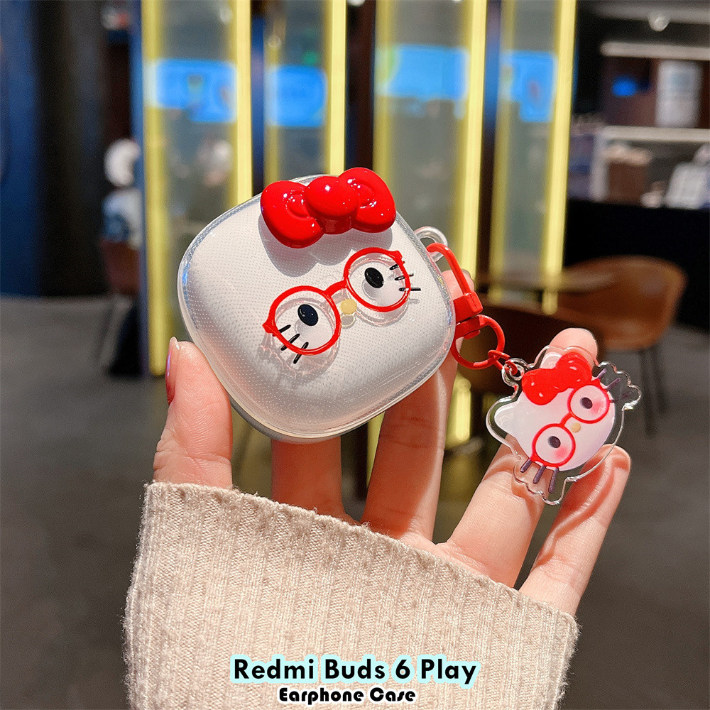 [Bộ sưu tập] Dành cho Redmi Buds 6 Play Vỏ silicon mềm DIY Vỏ tai nghe mèo sáng tạo NO.1