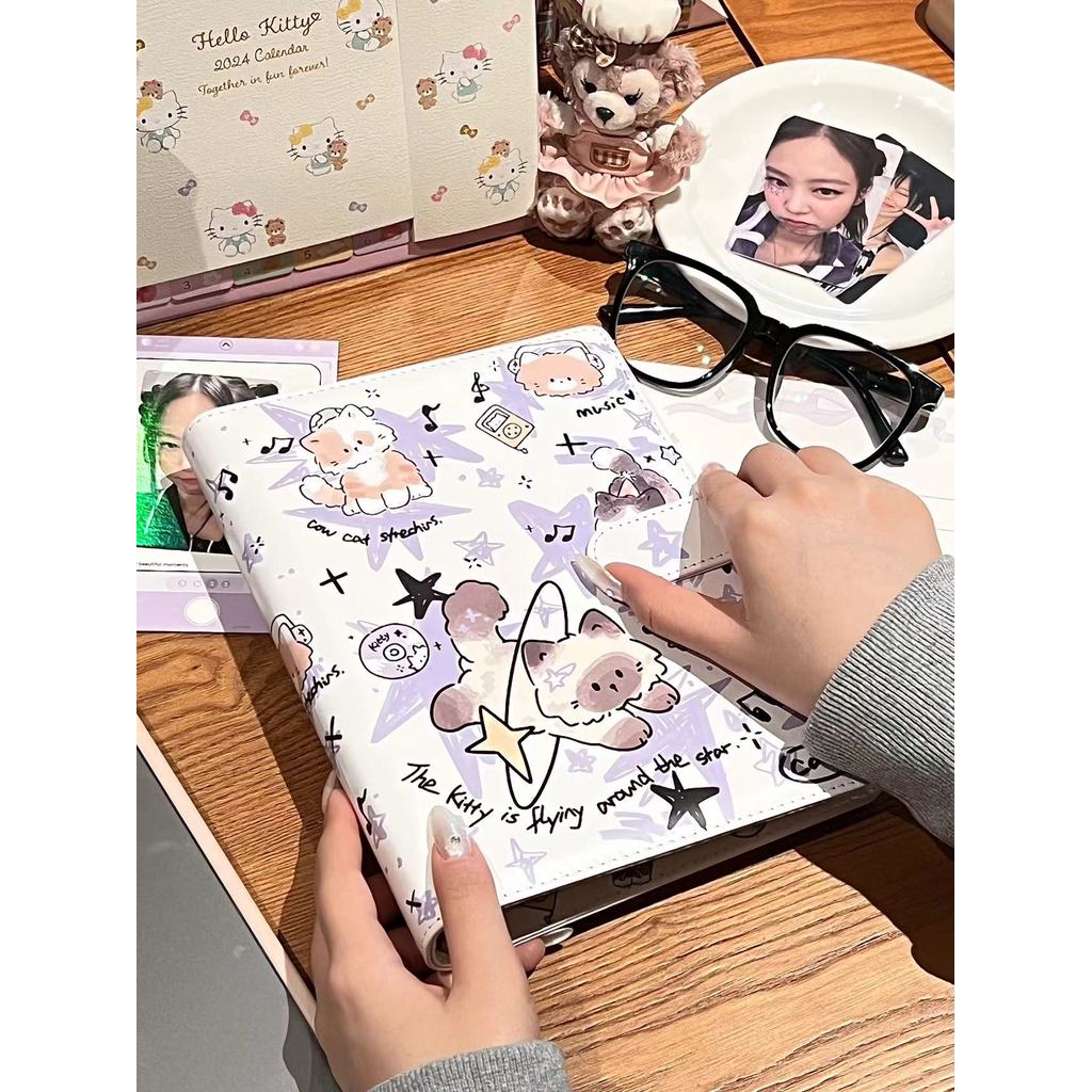 Pretty Magic Hotel Original Star Kitten Da PU A5 Thẻ Sách Chống Thấm Nước Ngôi Sao Đuổi Theo Lưu Trữ