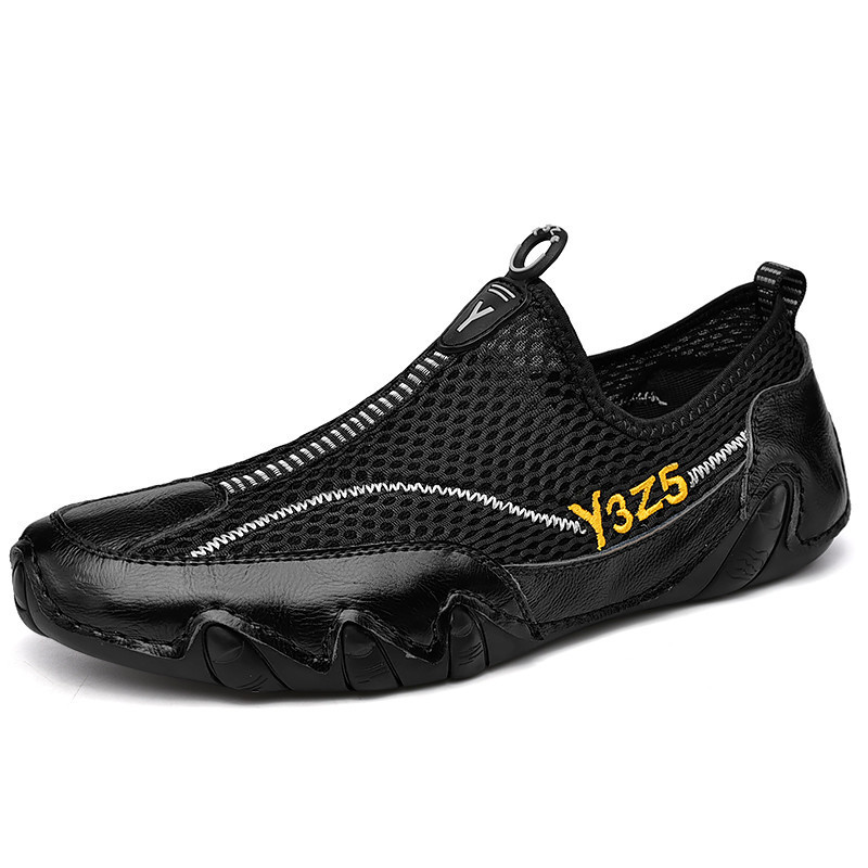 Men's Flat Large Size Casual Shoes Octopus Slip-On Mesh Shoes New Mesh Octopus Driving Shoes Men's S