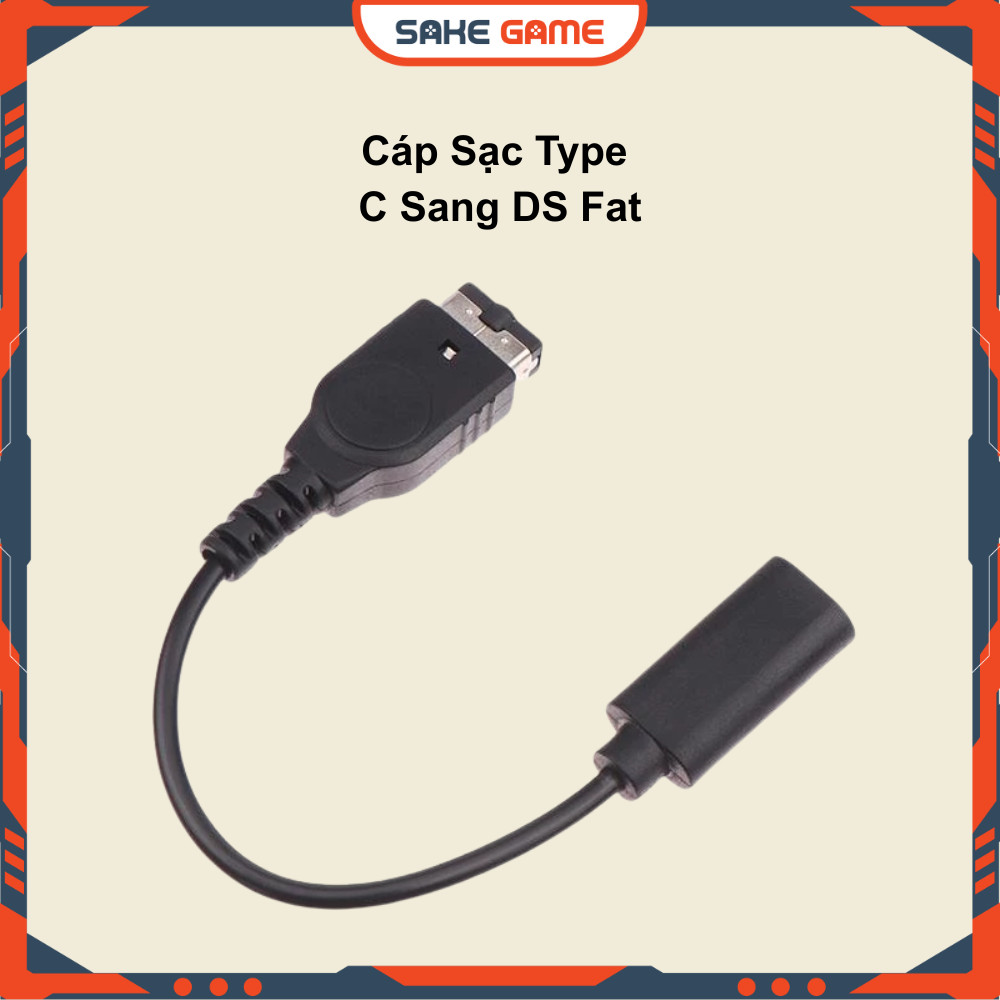 Cáp Sạc Type C To DS Fat Dây Sạc Type C To DS Fat Cáp Sạc Type C Sang DS Fat Dây Sạc Type C Sang DS 