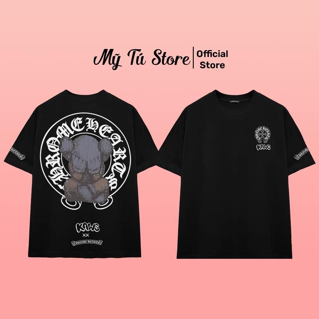 [Vải Xịn] Áo Thun Chrome Kaw's Bear Cry Cross in kỹ thuật số - Vải xịn - Mỹ Tú Store