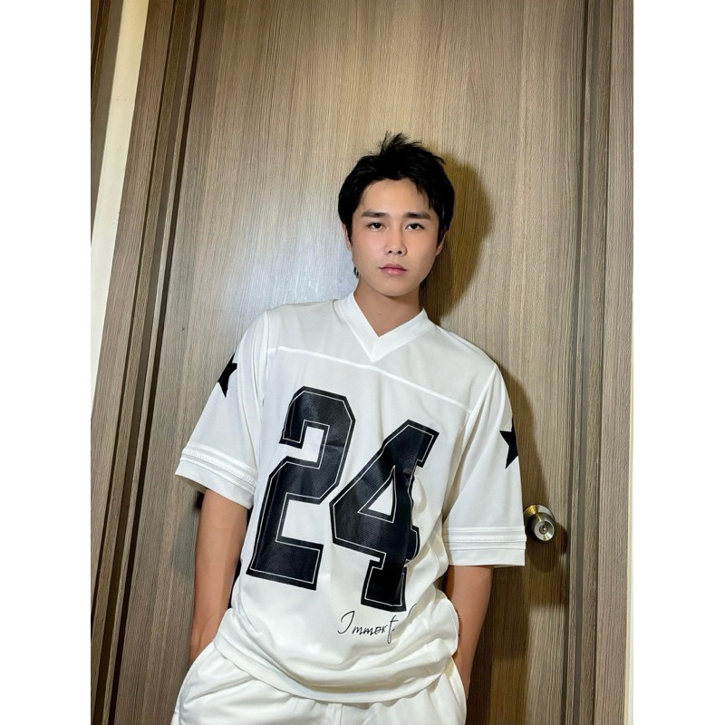 [IMMORTAL AUTHENTIC 2026] Áo IMMORTAL oversize phong cách thể thao FOOTBALL vải thun mesh