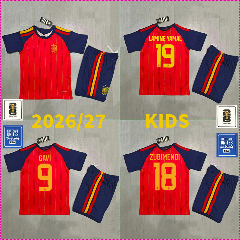 Bộ áo đấu trẻ em World Cup Tây Ban Nha 2026/2027 - Lamine Yamal