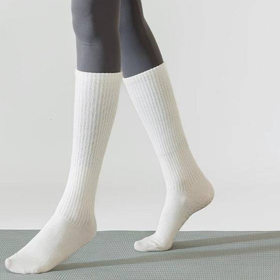 Socks Calf Socks Professional Yoga Skipping Sports Socks Room Socks Yoga Pilates Cotton Stockings 1f