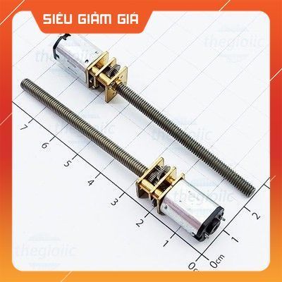 GA12-N20 Động Cơ Giảm Tốc Trục Vít M4 12VDC, 60 Rpm SmartFix Linh Kiện