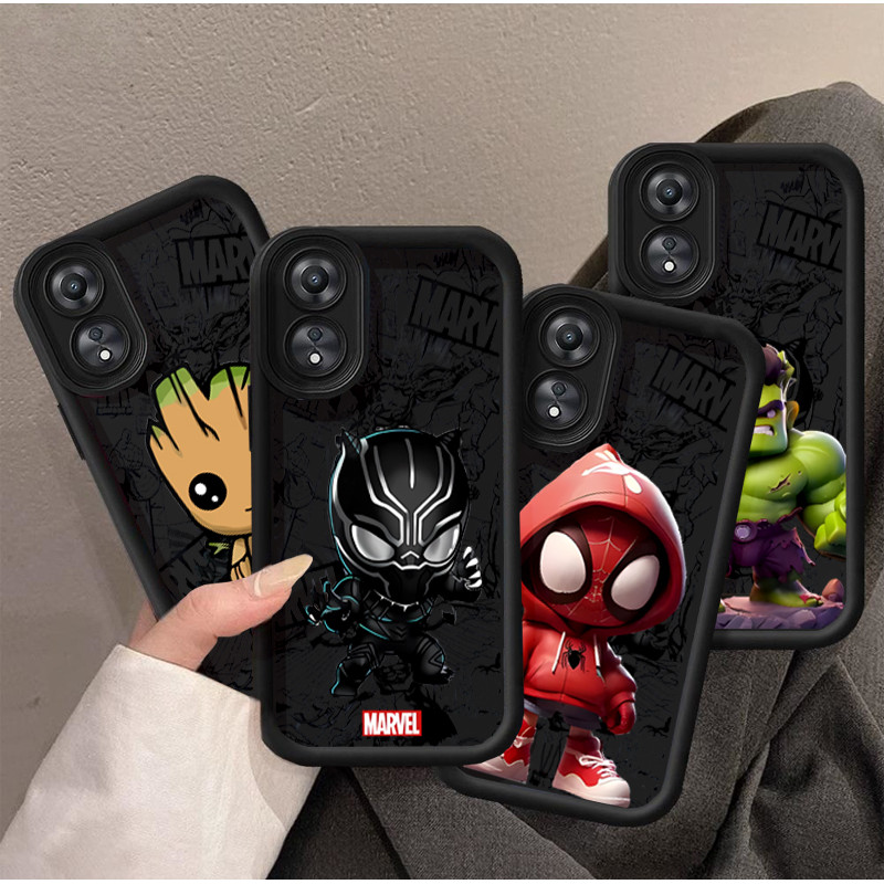 Ốp Lưng Cho Redmi Note 13 + 5G 12 4G 13 Pro Plus 11 12S 11S Marvel Spider-Man Venom Iron Man Ghost T