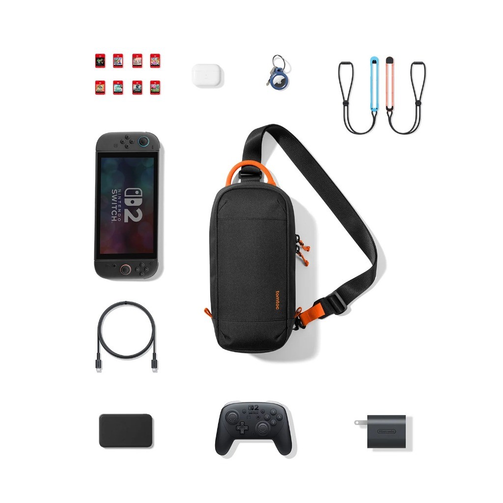 Túi đeo chéo đựng Nintendo Switch 2 Tomtoc (USA) GameOn Sling Bag chống sốc, chống nước, chính hãng | BigBuy360 - bigbuy360.vn
