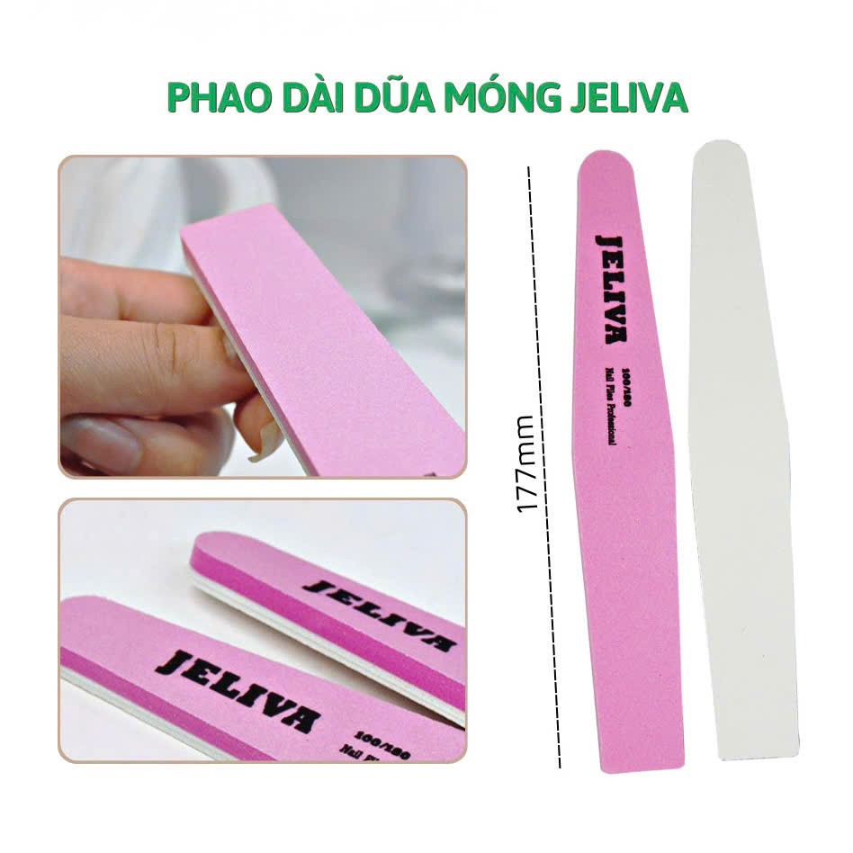 Phao dũa móng Jeliva - làm móng học nail