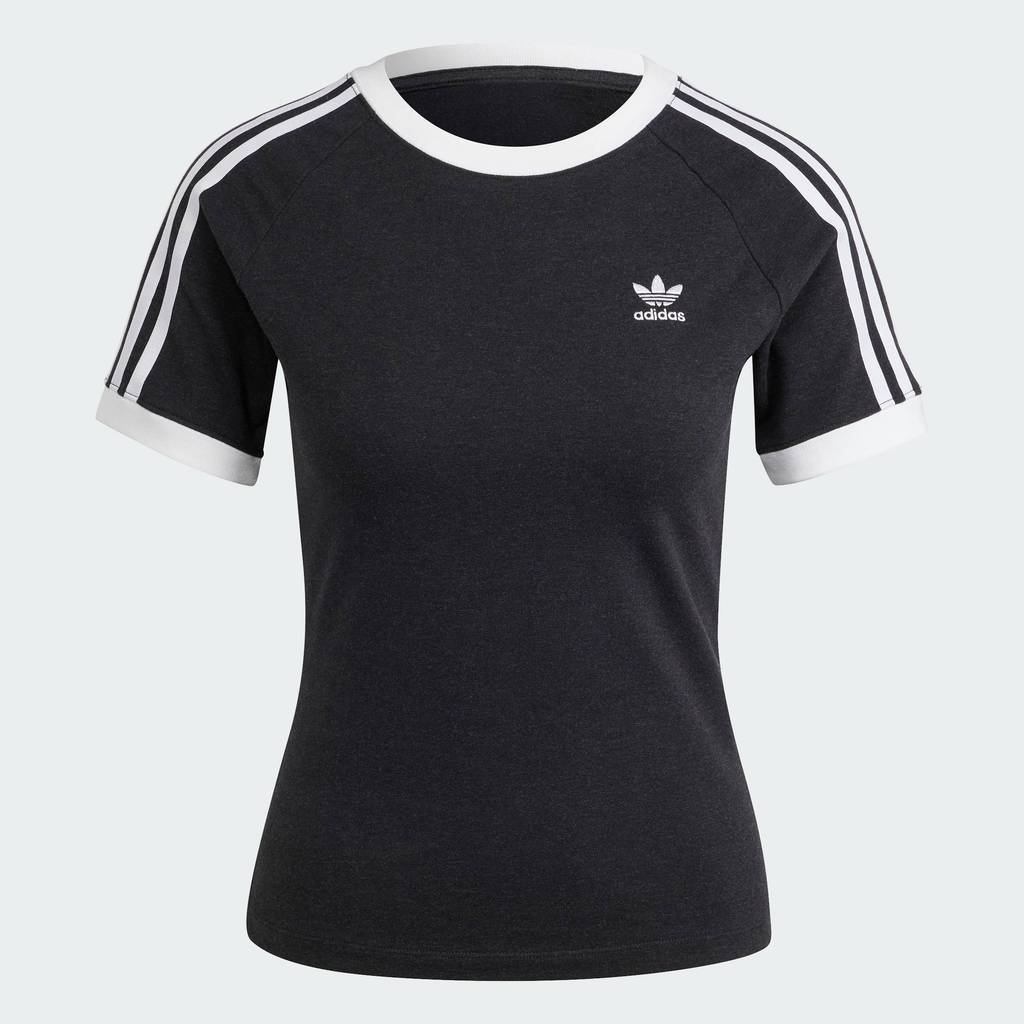 adidas Lifestyle 3-Stripes Slim Raglan Tee Women Black IU2429