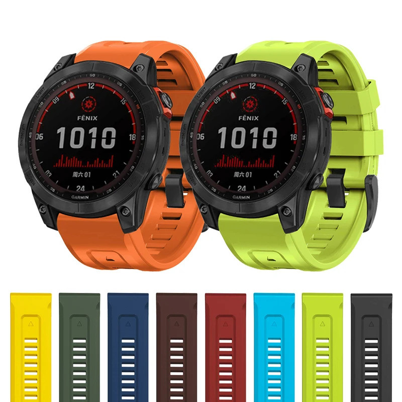 Dây đeo QuickFit 22mm 26mm cho Garmin Epix Gen 2 Dây đeo silicon cho Garmin Fenix 7 7X 5Plus 6XPro E