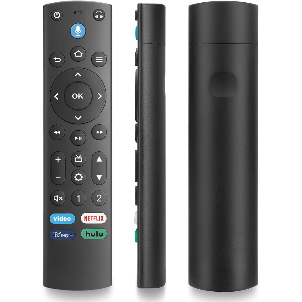 Điều khiển từ xa bằng giọng nói thay thế cho Fire Smart TV Stick / TV Cube, Tương thích với Insignia