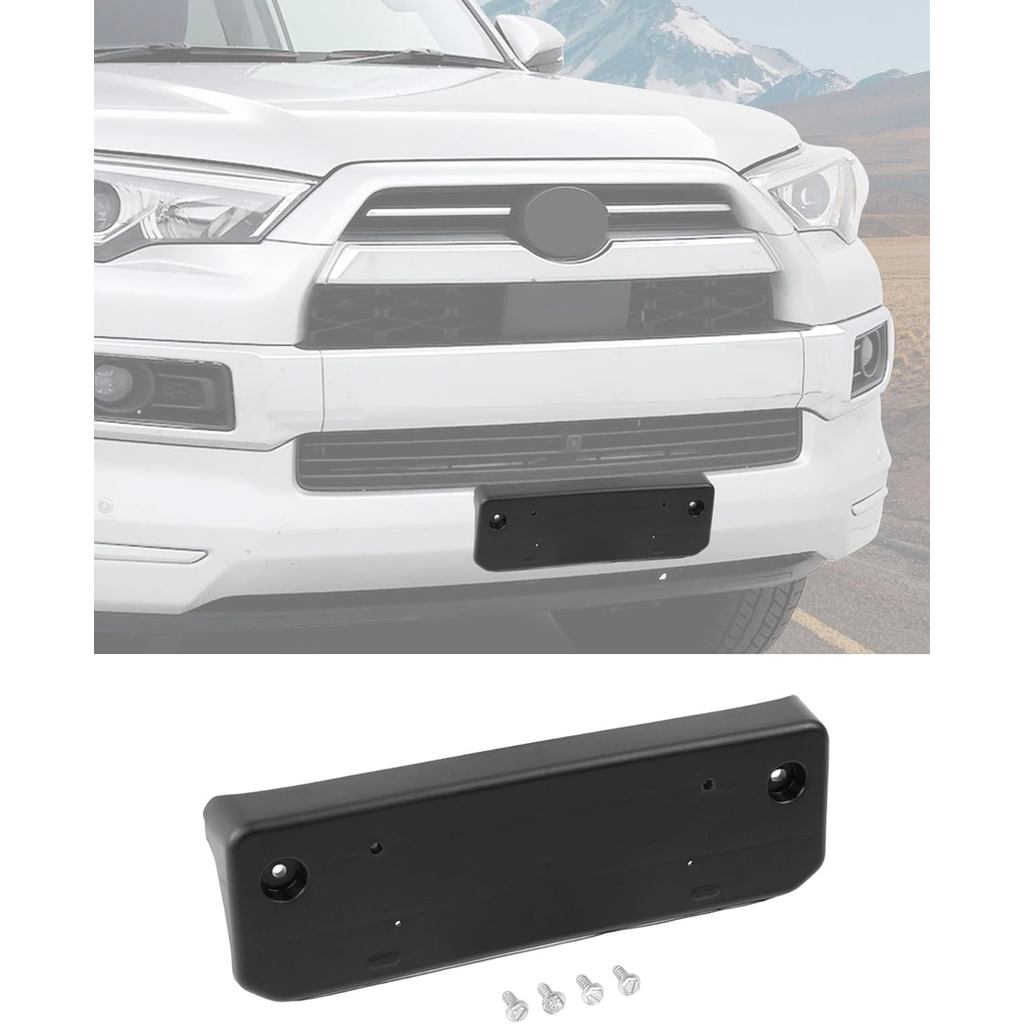 Cho 4Runner Biển Số Khung Phía Trước Màu Đen Biển Số Giá Đỡ Tương Thích Với 2010-2023 Toyota 4Runner