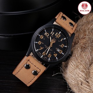 [ CHÁY HÀNG ] Đồng hồ nam nữ Unisex SOKI SK02 dây da cực chất, kiểu dáng thể thao, rẻ đẹp phù hợp mọi độ tuổi