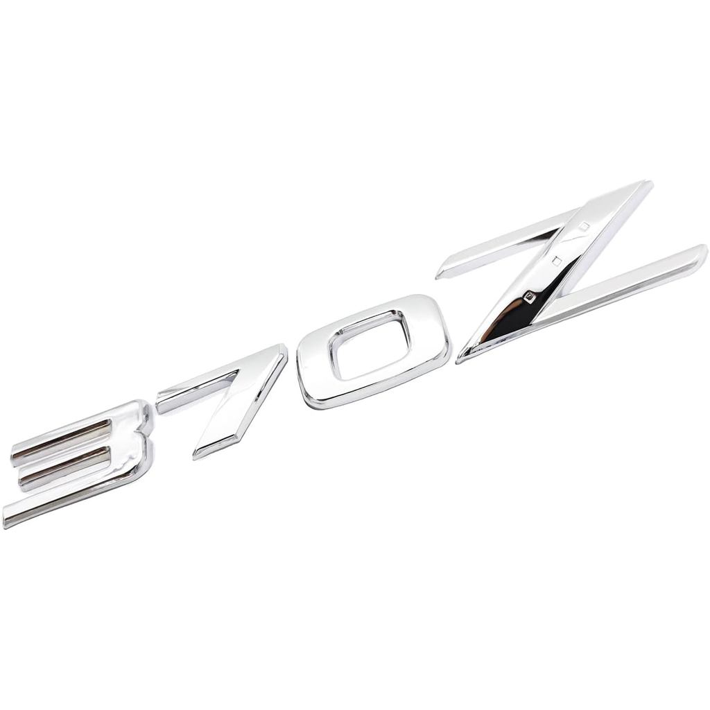 Huy hiệu cốp sau ô tô bằng kim loại 370Z, 370Z 3D Letter Tailgate Deck Hatch Sticker Biểu tượng cho 
