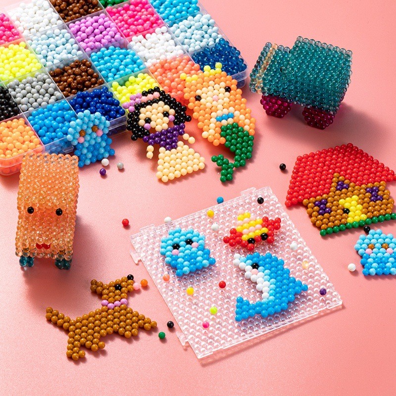 8 ️ ⃣ Magic Water Mist Magic Beads Handmade diy Making Puzzle Doudou Puzzle Boys Girls Bộ đồ chơi tr