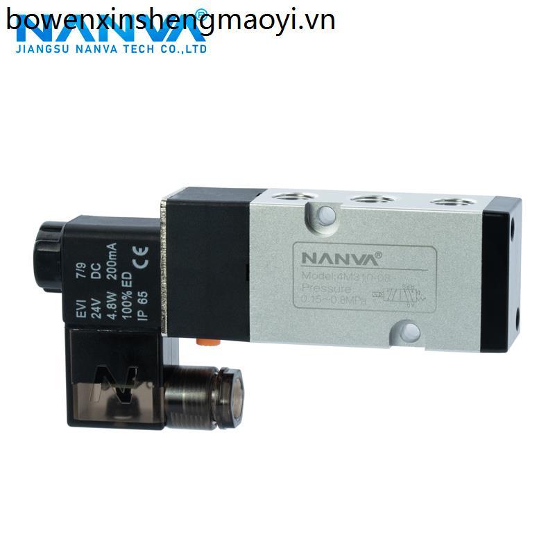 4M310-08 4M310-10 Loại tấm Van điện từ Hai vị trí Năm chiều Đảo chiều Van điện từ Khí nén Thực thi c
