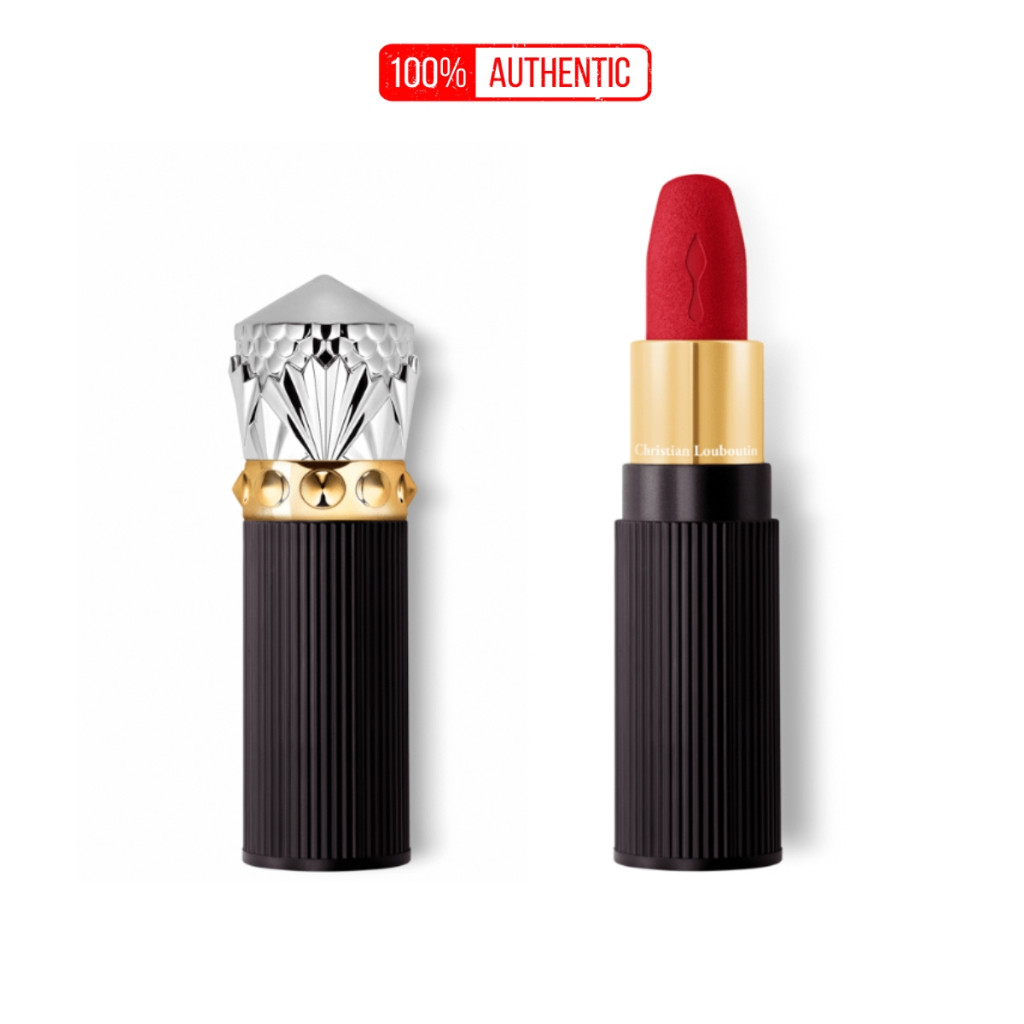 Son Louboutin Velvet Matte On The Go Red Dramadouce 005M Vẻ Đẹp Quyến Rũ Từ Sắc Đỏ Cam Biểu Tượng