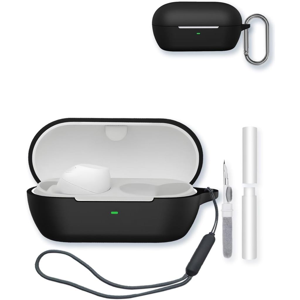 Ốp Silicon Tương Thích Với Tai Nghe Nhét Tiếng Ồn Không Dây Thực Sự Sony WF-C710N, Bộ Vệ Sinh Và Dây