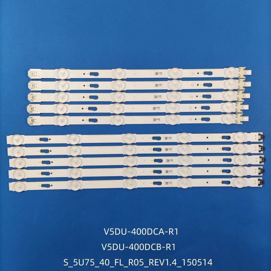 Samsung 40JU6600 - Bộ 5 dải LED (4 + 5) cho Samsung TV 40JU6400 40JU6000 V5DU-400DCA-R1 V5DU-400DCB-