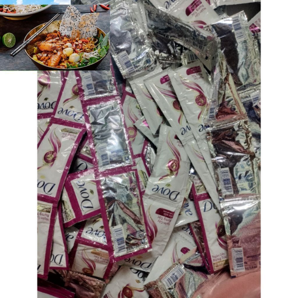 COMBO 50 GÓI - Dầu gội Dove Ngăn Gãy Rụng Tóc + Dầu xả Dove Ngăn Gãy Rụng Tóc