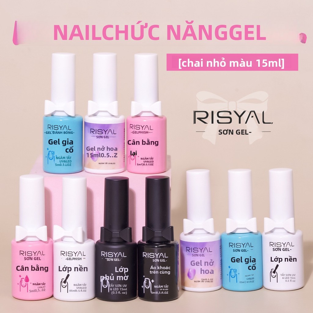 Gel Gradient Base Coat Matte Top Coat Gel móng tay