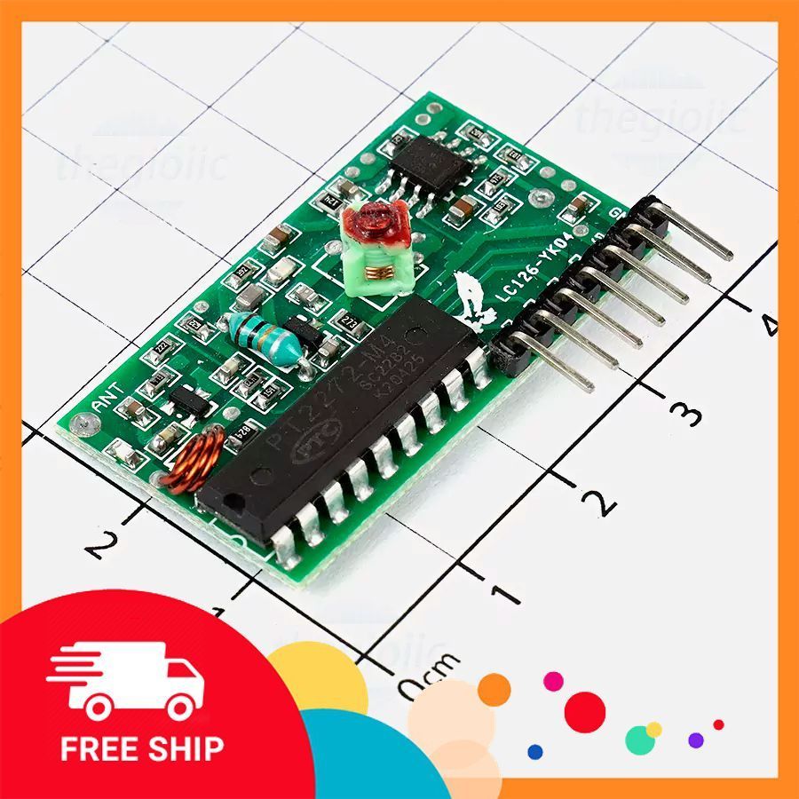 2272-M4-433Mhz Mạch Thu RF 433Mhz