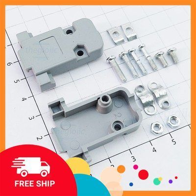 [10 Cái]- Vỏ Nhựa DB9 2 Hàng, DB15 3 Hàng, Chân D-Sub