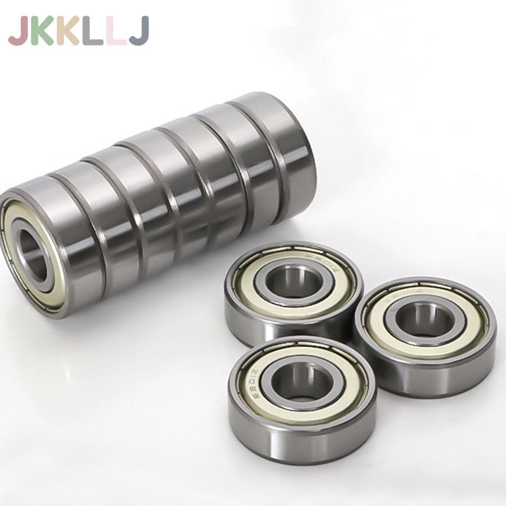 JKKLLJ 10 Vòng bi kín đôi, Vòng bi rãnh sâu bằng thép Chrome 626ZZ, Tốc độ cao 6mm x 19mm x 6mm Hộp 