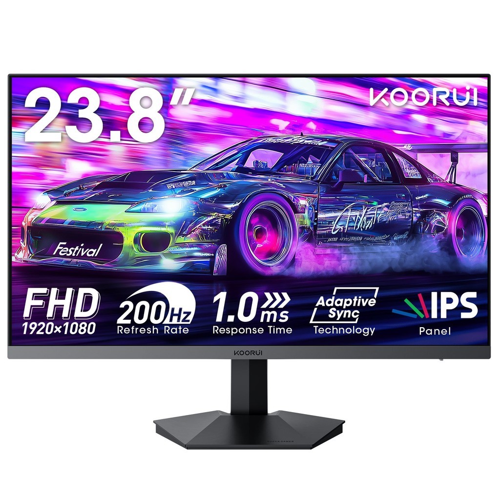 ⭐ Màn Hình Gaming KOORUI G2411P 24" FHD | IPS | 200Hz | 1ms – Siêu Mượt, Giá Siêu Ngon! ⭐ | BigBuy360 - bigbuy360.vn