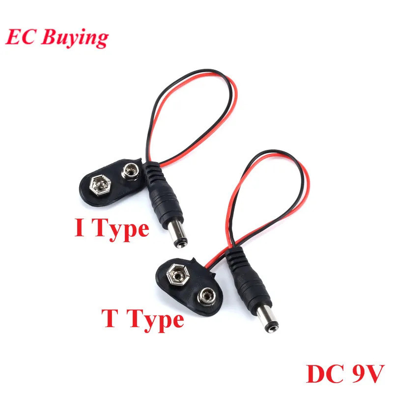 EC buying 10 Cái / lốc 9V Pin Snap Kết Nối Kẹp Dây Dẫn Giá Đỡ