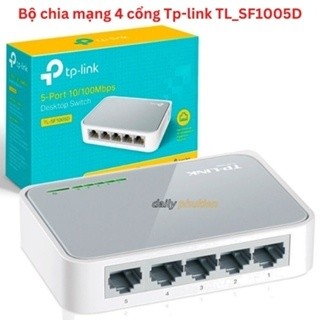 Switch 5 port TP-Link SF1005D/ LS1005 HÀNG CHÍNH HÃNG - Bộ Chia Mạng 5 Cổng- Bảo Hành 24 Tháng