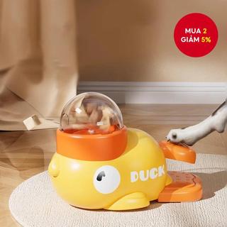  PETLUSCI đồ chơi huấn luyện trí tuệ cho thú cưng vịt vàng cho ăn