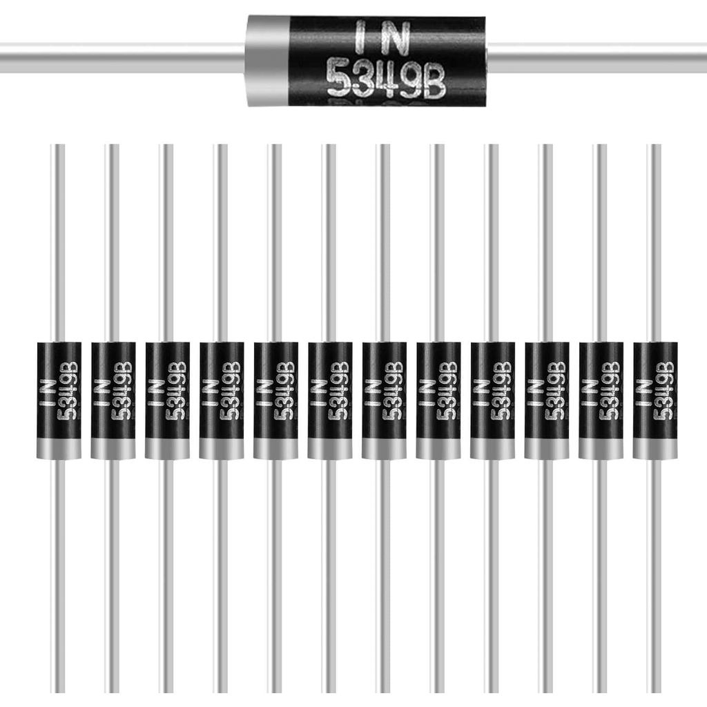 (Gói 20 Chiếc) Chanzon 1N5349B 5W 12V Zener Diode 1N5349 12V T-18 (CASE17-02) Điốt Nguồn Trục