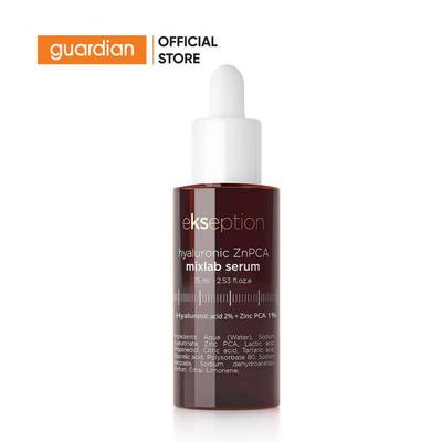 Tinh Chất Hỗ Trợ Giảm Mụn Và Giảm Dầu Thừa Trên Da Ekseption Hyaluronic Znpca Mixlab Serum 75ml | Guardian Việt Nam
