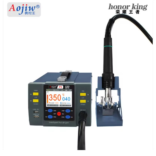 Máy Khò Aojiw P9 1200W / 100°C ~ 500°C / 2 cổng sạc USB