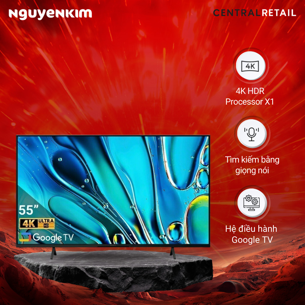 BRAVIA 3 Tivi LED Sony 4K 55 inch K-55S30