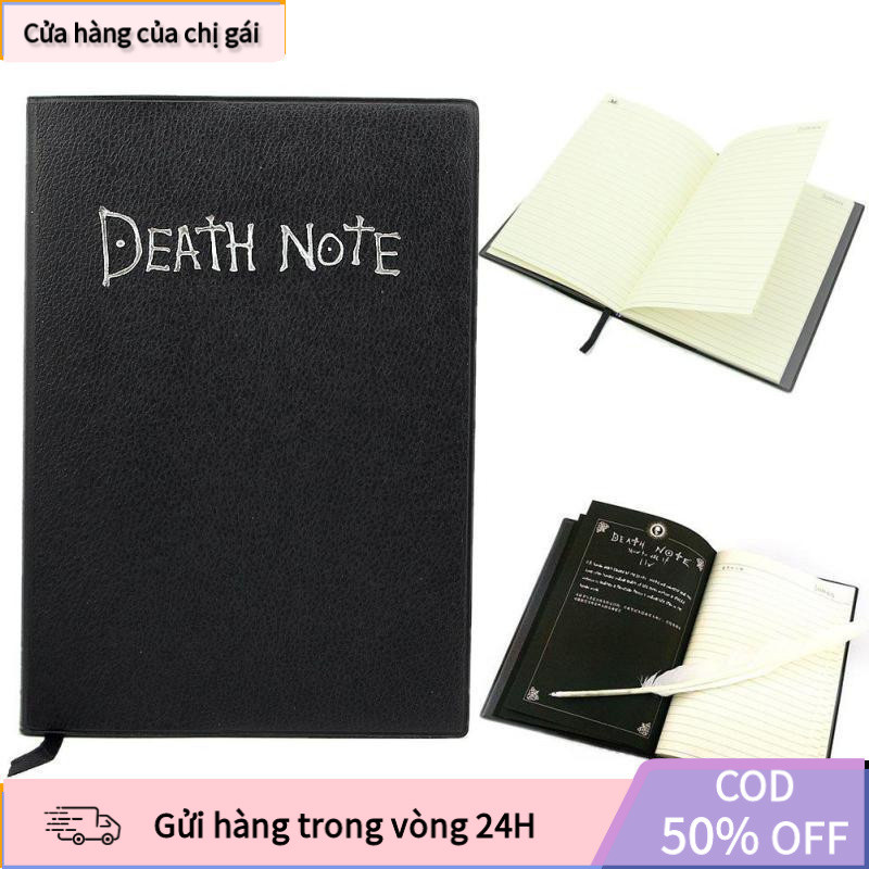 [COD]Death note [Có hộp và tặng kèm bút lông, kẹp sách] sổ death note sổ anime/sổ note/sổ da