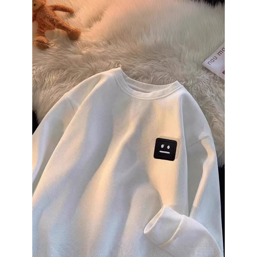 Áo Weater Áo Nam Mỏng Áo Len Mỏng Áo Len Nam Mỏng Quần Áo Hợp Thời Trang Một Mảnh Lô Hàng Waffkle Áo