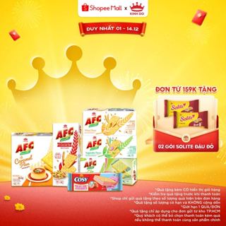  Combo Bánh Quy AFC X 172Gr Các Vị Kèm Bánh Xốp Cosy Vị Dâu 98.8Gr 