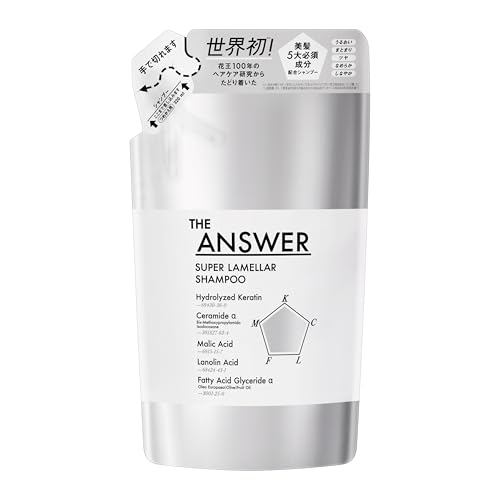 【Direct from Japan】【THE ANSWER】 Gianser Super Lamella Shampoo Refill 320ml Bergamot & Daphne Fragran