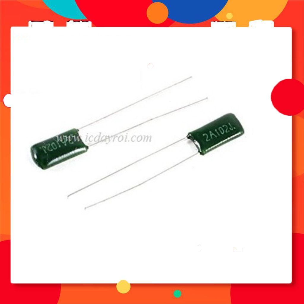 [100 Cái]- Tụ Mica 2A102J 1nF 100V Điện Tử Store99