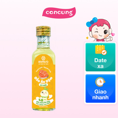 Dầu ăn dặm cá hồi Anpaso 100ml