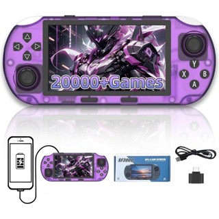 Máy chơi Game cầm tay SF3000 Retro, hơn 20000 trò chơi, Trình giả lập 14 +, Bảng điều khiển chơi Game cổ điển màn hình IPS HD 4,5 Inch, Bộ xử lý lõi kép, Sạc khẩn cấp cho điện thoại di động