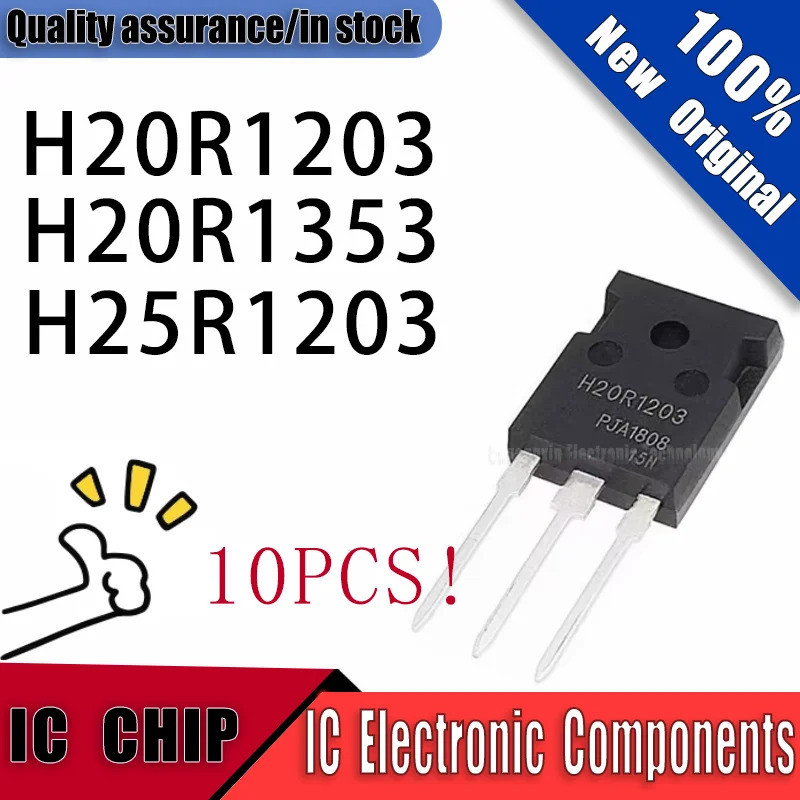 10 Chiếc Mới Chính Hãng H20R1203 H20R1353 H25R1203 IGBT Bếp Cảm Ứng Triode