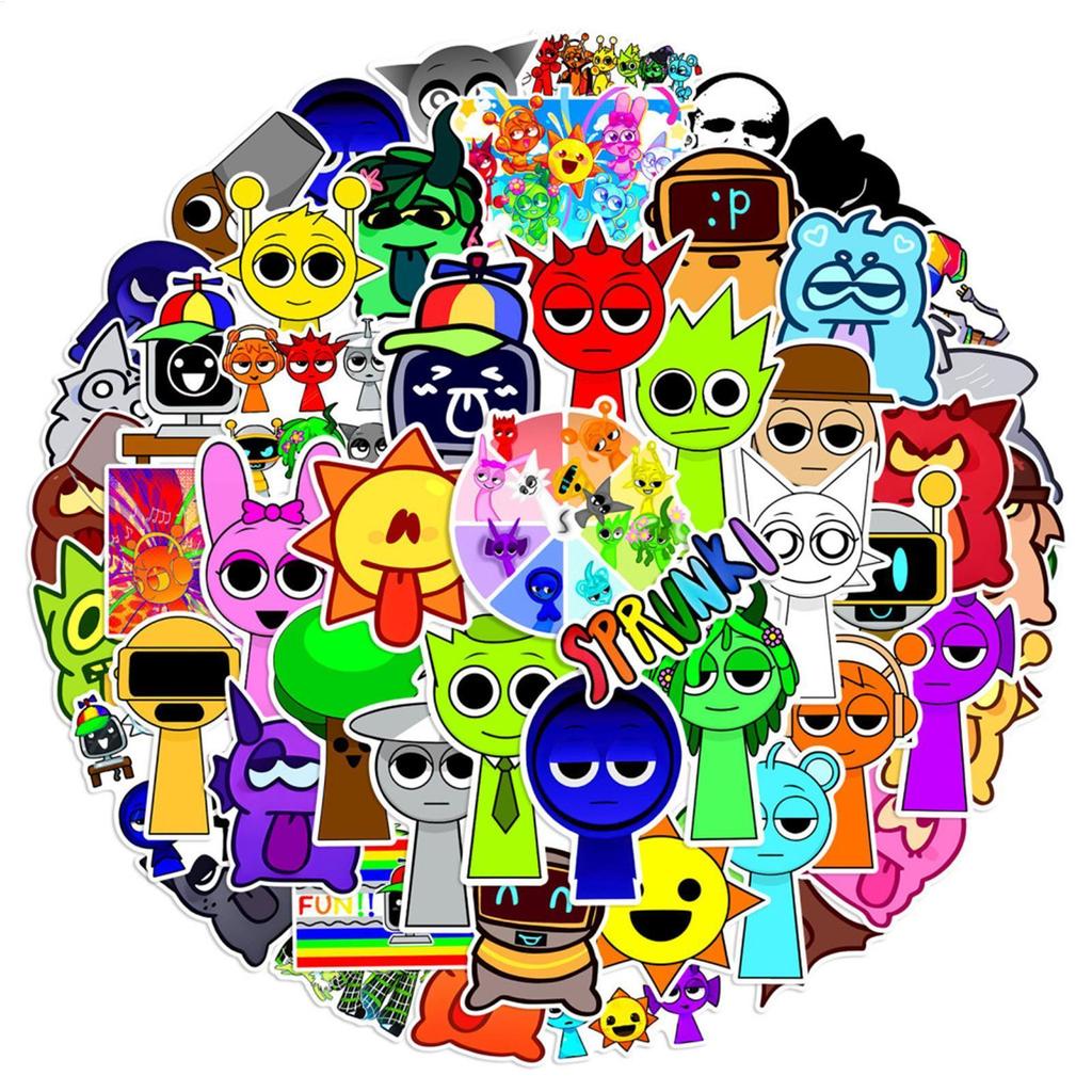 Laptop Game Stickers 25-Piece Game Peripheral Sticker Signs for Speakers Fashionable Music Game Stic